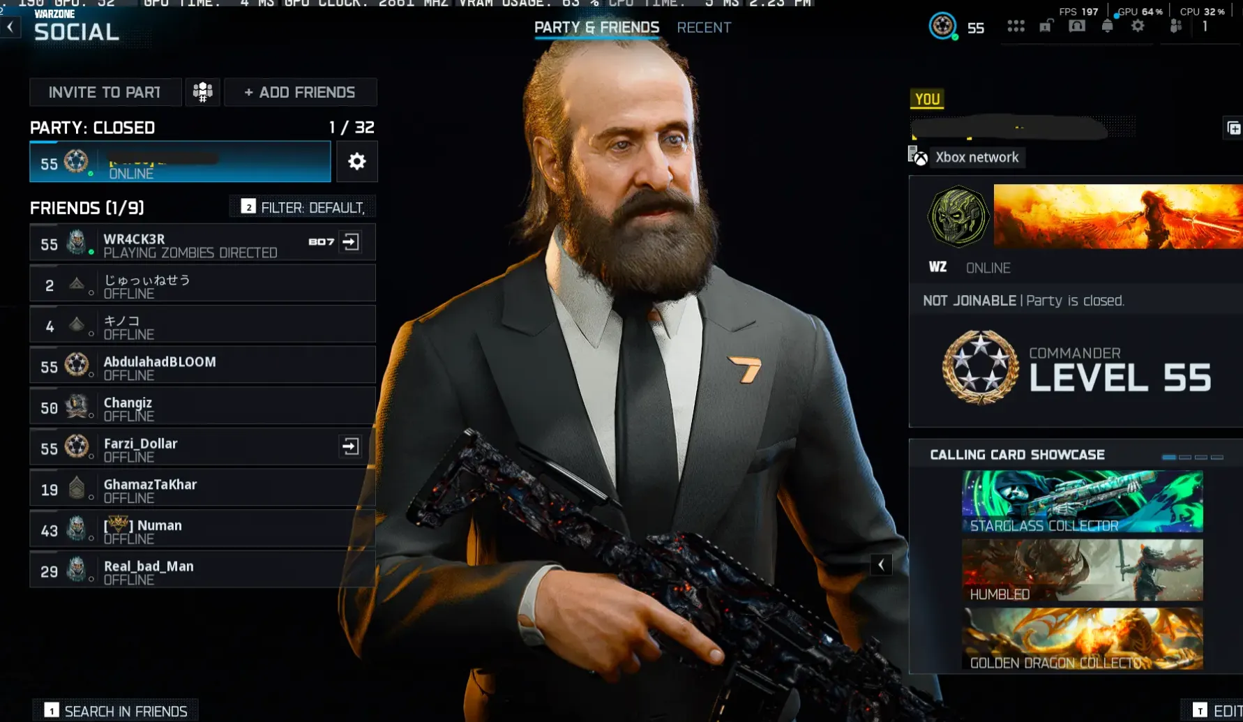 ๐ BO7 / WZ5 ๐ฎ 30 Apocalypse Camos On All Guns ๐ฏ Level 55 ๐งโ๐ 25+ Operators ๐ฅ450 + camos ๐ Linkable To All Platforms โ๏ธ Full Access โก Fast Delivery